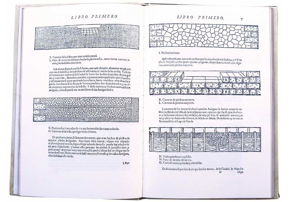 Libro primero arquitectura-Paladio-Praves-Lasso-Incunabula & Ancient Books-facsimile book-Vicent García Editores-1 opened
